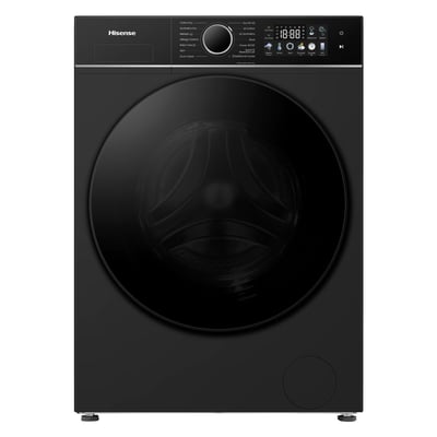 Lave linge séchant hublot WD3I8043BBF2 - 8/5 kg - 1400 tr/min - Classe D - Connecté - Noir HISENSE