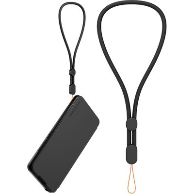 Etui avec cordon Redmi 13 4G folio noir + dragonne MADE FOR XIAOMI