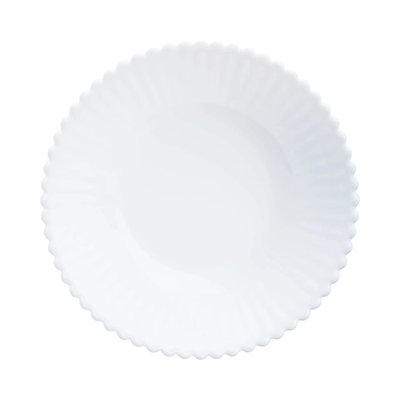 6 coupelles blanches en opale 16 cm -BLOOM LUMINARC