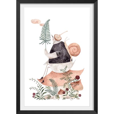Affiche enfant les trésors de la forêt HEXOA