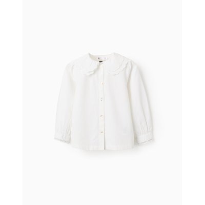 Chemise en Coton avec Détails Brodés ZIPPY