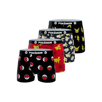 Lot de 4 Boxers microfibre POKEMON