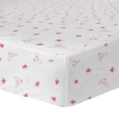 Drap-housse imprimée 100% coton, FLY HARRY POTTER