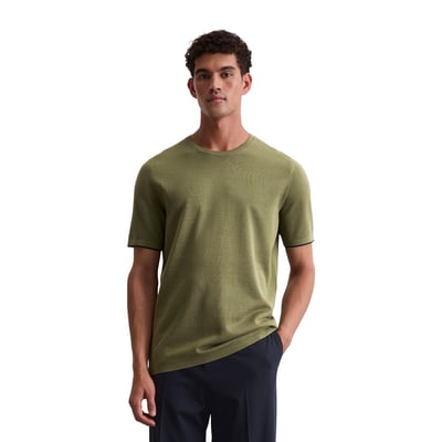 T-shirt en maille fine Travel Collection en pur coton bio MARC O'POLO