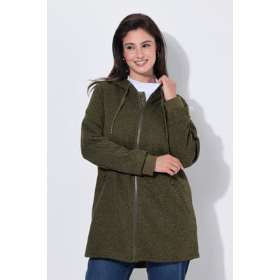 Veste en maille polaire, message ULLA POPKEN