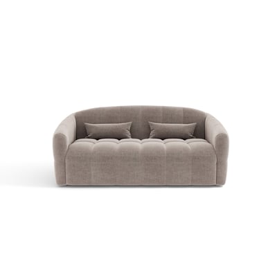 Canapé convertible express 140cm 3 places en velours NORA SIA HOME