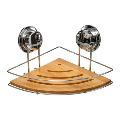Étagère d'angle de douche bambou  ventouse ATMOSPHERA