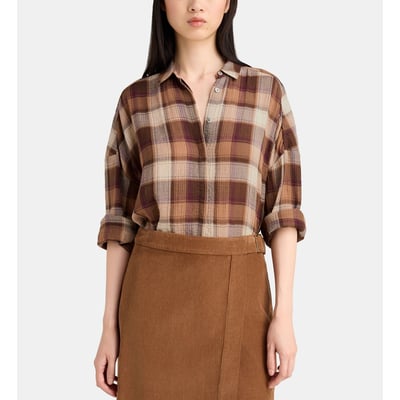 Chemise droite koln à carreaux coton bio JODHPUR