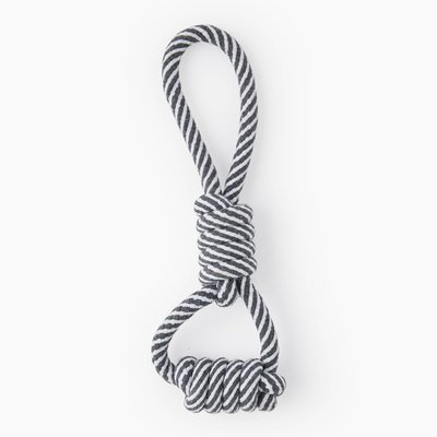 Jouet en corde rayé, Longueur 30 cm, en polyester MONOPRIX