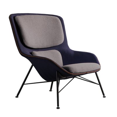 Fauteuil contemporain en tissu - ROCKWELL MATHI DESIGN