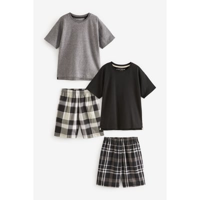 Pyjama en tissu aux carreaux, lot de 2 NEXT