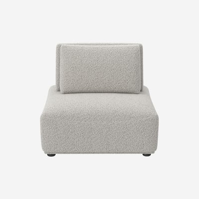 Fauteuil droit tissu acrylique RUDOLF HABITAT