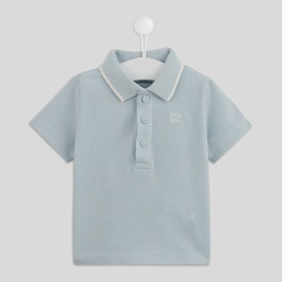 Polo manches courtes broderie en coton BIO, certifié OEKO-TEX BOUT'CHOU