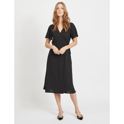 Robe portefeuille longueur midi VILA