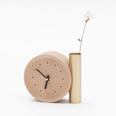 Horloge à poser TIK TOK en bois massif DRUGEOT MANUFACTURE