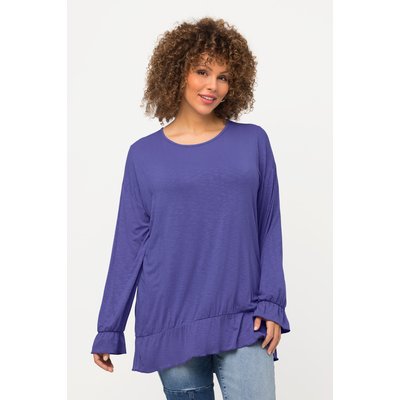 T-shirt, volants, oversize, col rond ULLA POPKEN