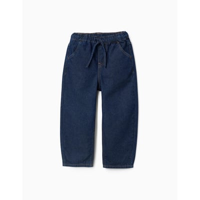 Pantalon en jean baggy avec cordon de serrage ZIPPY