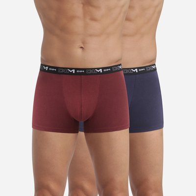 Lot de 2 Boxers Coton Strech DIM