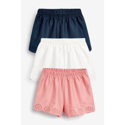 Shorts brodés en jersey, lot de 3 NEXT