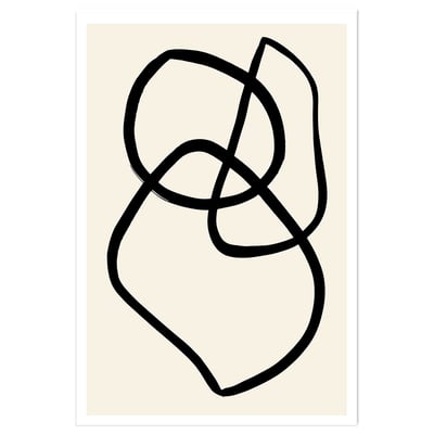 Affiche line art bold II HEXOA