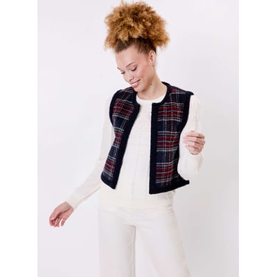 Gilet sherpa sans manche réversible RISI LA FIANCÉE