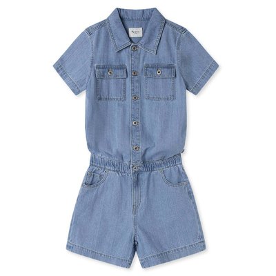 Combinaison Courte À Coupe Décontractée En Denim PEPE JEANS