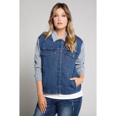 Veste en jean, color-block, oversize ULLA POPKEN