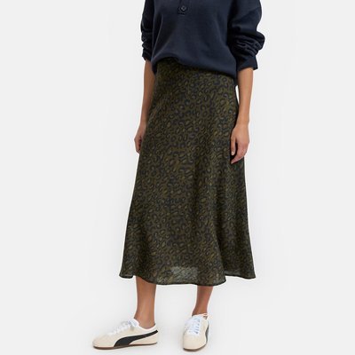 Jupe longue évasée imprimé léopard LA REDOUTE COLLECTIONS