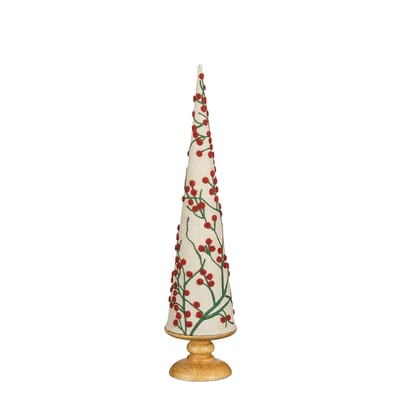 Sapin de Noël décoratif avec imprimé de baies NOOLI MICA DECORATIONS