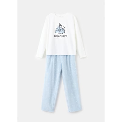 Pyjama long imprimé MANGO KIDS