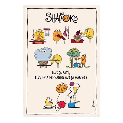 Torchon Shadoks en cuisine WINKLER