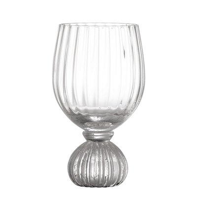 Verre à vin soufflé strié  Taurin BLOOMINGVILLE