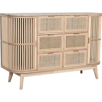 Commode en bois et rotin, élégante RECOLLECTION