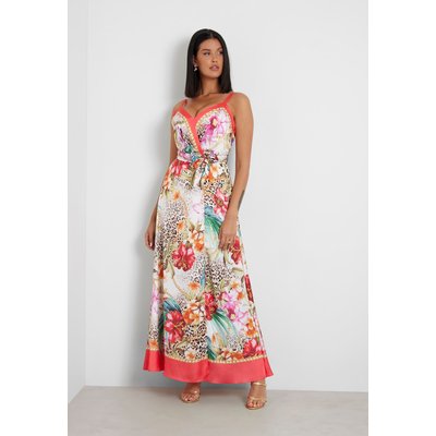 Robe guess longue fleurie La Redoute
