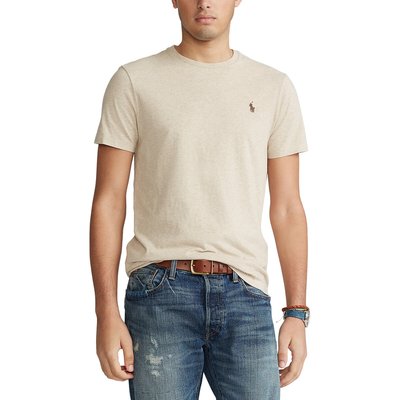 Футболка с круглым вырезом из хлопкового джерси POLO RALPH LAUREN
