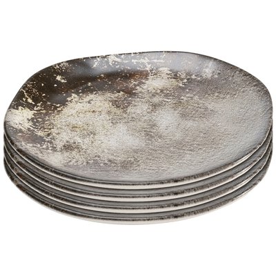 Lot de 4 assiettes plates, SAVANNAH KARE DESIGN