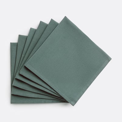 Lot de 6 serviettes de table anti-tache, SCENARIO LA REDOUTE INTERIEURS