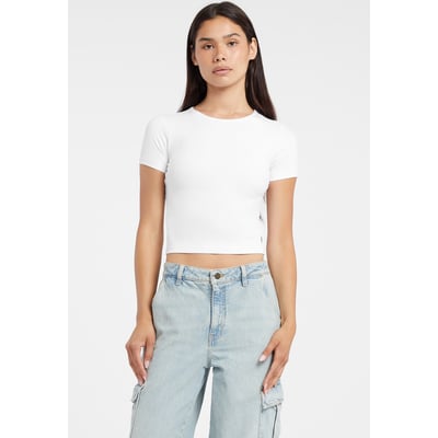 Crop Top En Microfibre GUESS JEANS