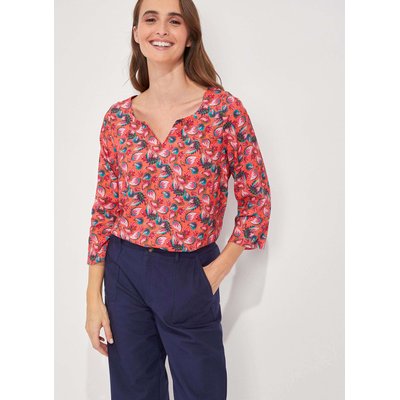 Top imprimé fluide manches 3/4 Ecovero GALICI LA FIANCÉE