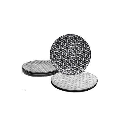 Lot de 6 assiettes à dessert, design 2, KOMAE ARD TIME