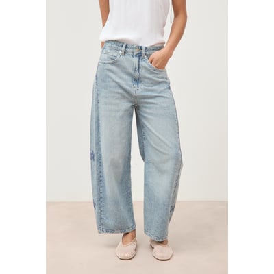 Jeans barrel taille haute 7/8ème BONOBO