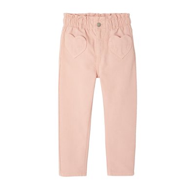 Pantalon paperbag poches coeur VERTBAUDET