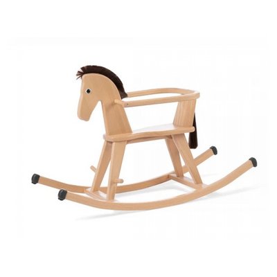 Geuther Cheval a bascule  HALLA Arceau de protection amovible Couleur Naturel GEUTHER