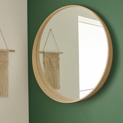 Miroir rond en chêne VALI MOB IN