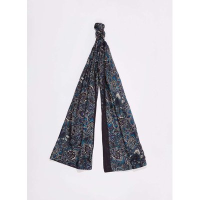 Foulard en soie imprimé doublé SOIE LA FIANCÉE