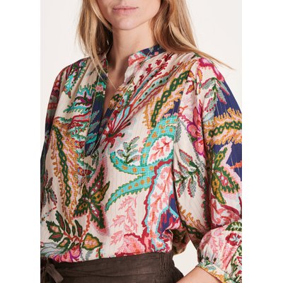 Top ample à imprimé floral LA FEE MARABOUTEE