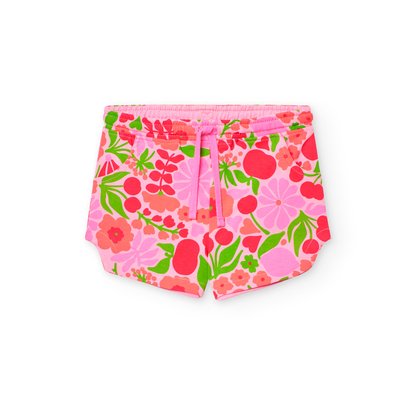Bermuda tricot fleurs BOBOLI