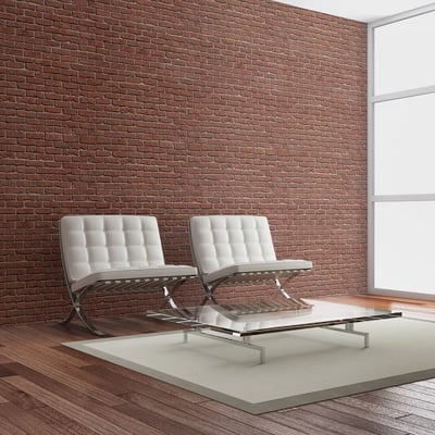 Papier peint intissé panoramique Brick - simple design EDEN