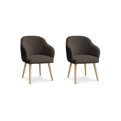 Lot de 2 chaises velours côtelé, SOPHIE BOBOCHIC