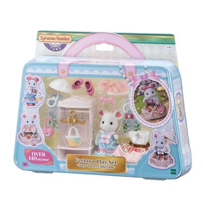 5540  La valisette de mode et grande soeur souris marshmallow SYLVANIAN FAMILIES